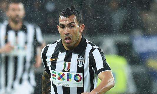 JUV-FIO 2-1, Tevez allo scadere segna di testa