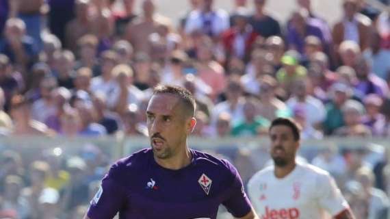 FIO-SAM 0-0, I viola vanno vicini al gol con Ribery