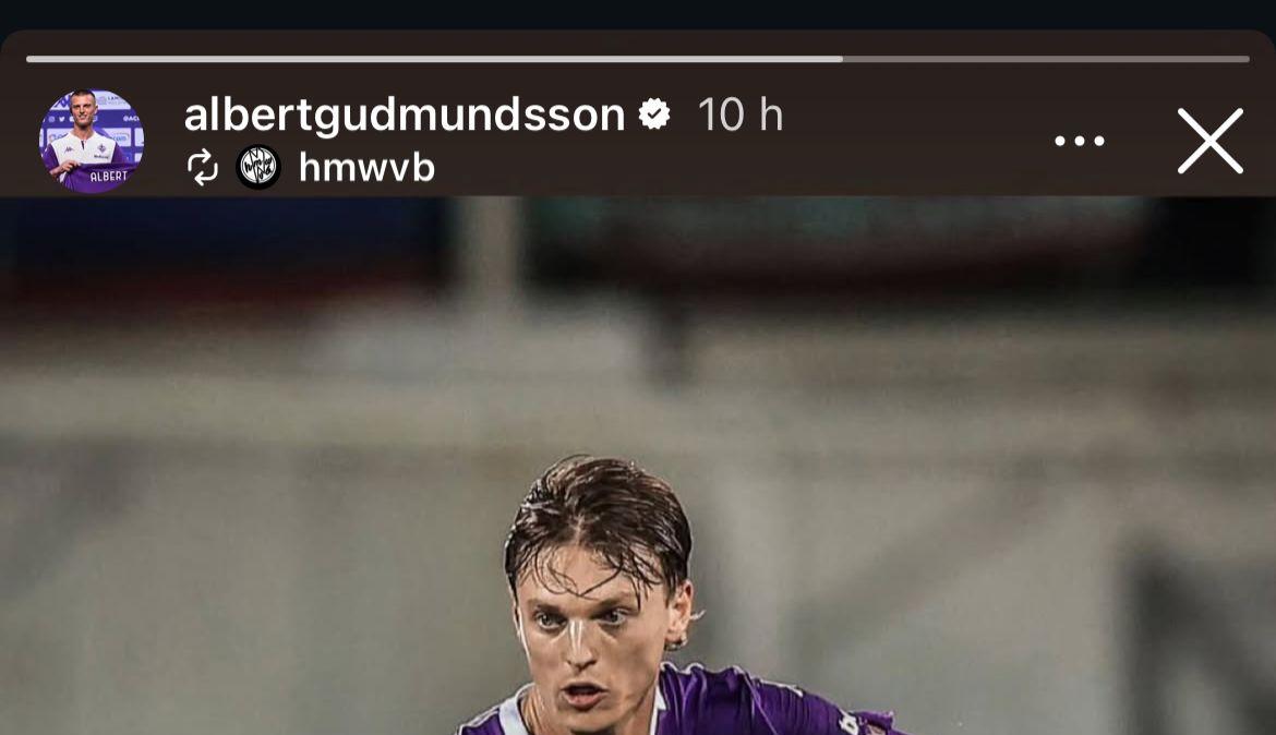 Gudmundsson scalpita per tornare. Intanto ecco la foto con su scritto: "Presto"