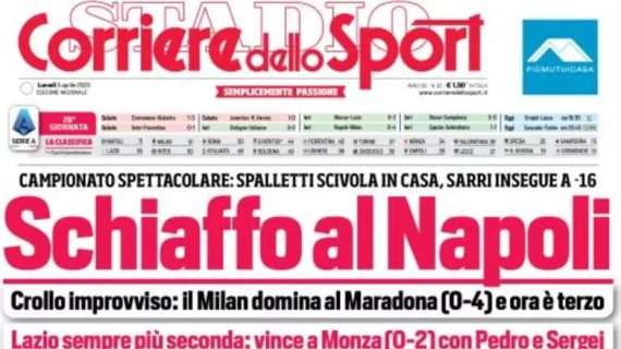 RASSEGNA STAMPA, Le prime pagine dei giornali