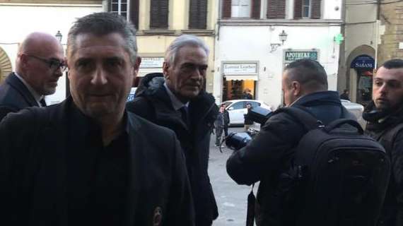 FOTO FV, Il presidente Gravina a San Lorenzo