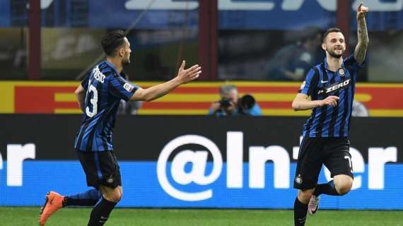 SERIE A, Icardi e Brozovic stendono il Napoli: 2-0