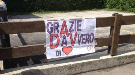 MOENA, Striscione per Andrea della Valle