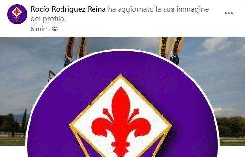 LADY VALERO, Foto del profilo FB con la Fiorentina