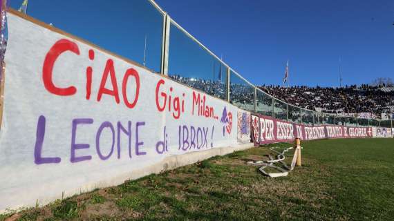 GIGI MILAN, La Fiesole gli dedica uno striscione