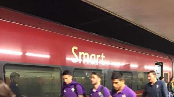 FOTO FV, Viola arrivati a Firenze tra l'indifferenza 