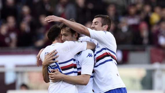 SERIE A, Gabbiadini-Okaka: Samp batte Torino 2-0
