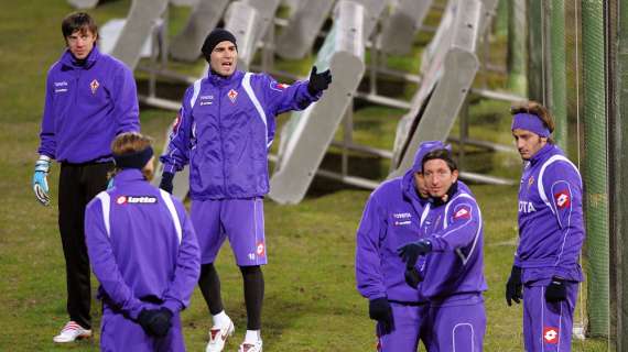 FIORENTINA, Squadra già al lavoro al Franchi