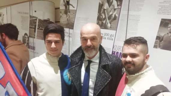 FOTO FV, Corvino e Pioli alla Hall of Fame