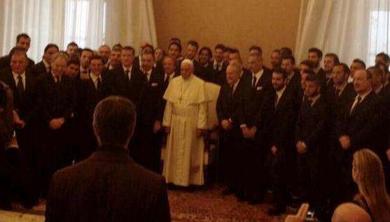 ACF, Le immagini dell'incontro con il Papa