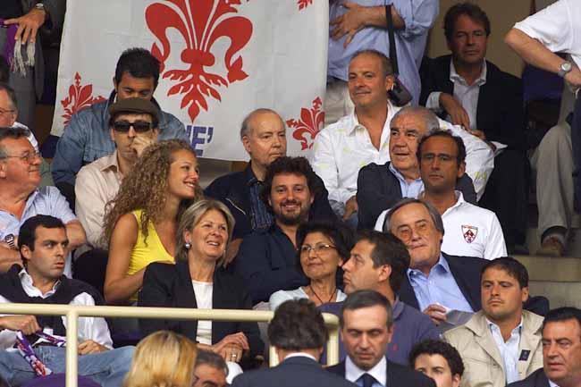 Ceccherini festeggia la Fiorentina con Pieraccioni: "Si vince lo scudetto"