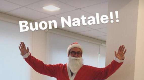 FOTO, Babbo Natale speciale per i giocatori viola