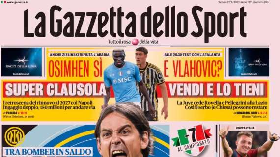 RASSEGNA STAMPA, Le prime pagine dei quotidiani