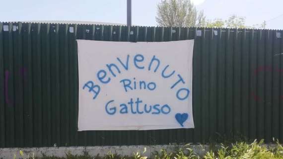 FOTO FV, Al CS striscione di benvenuto per Gattuso