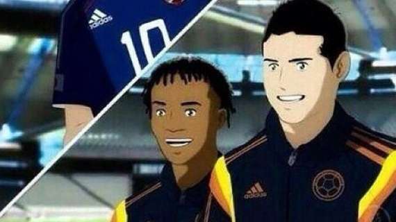 CUADRADO, Da stella mondiale a cartoon giapponese