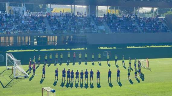 Addio a Celeste Pin, il video del toccante minuto di silenzio della Fiorentina al Viola Park