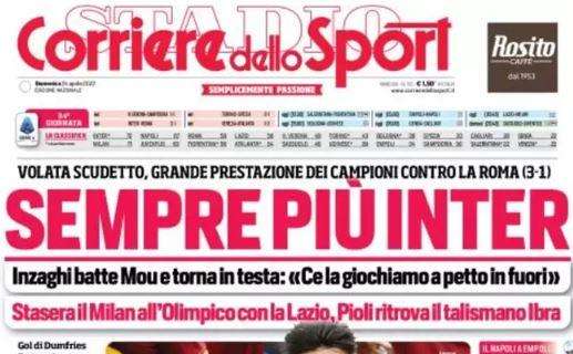 RASSEGNA STAMPA, Le prime pagine dei quotidiani