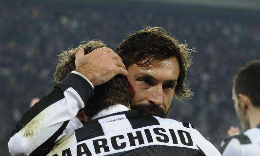 QUI JUVE, Pirlo recupera per i viola. Marchisio...