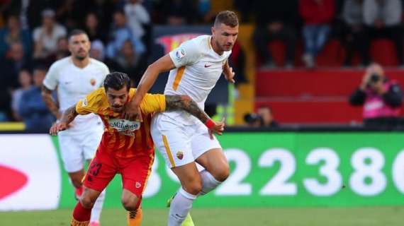 ANTICIPO, Benevento-Roma 0-4: Dzeko protagonista