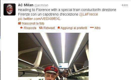 MILAN, Un capotreno d'eccezione verso Firenze