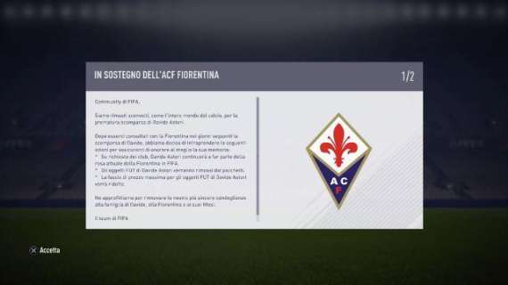 ASTORI, Fifa 18 comunica: "Davide resterà"