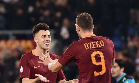 ROM-FIO 1-0, Al 45', Roma avanti con Dzeko