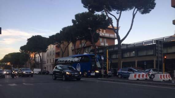 FOTO FV, L'Atalanta è arrivata a Firenze