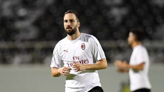 HIGUAIN, Assente nella foto di gruppo del Milan