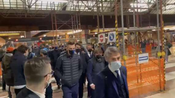 VIDEO FV, L'Inter è arrivata alla stazione di SMN