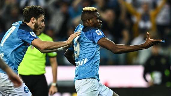 SERIE A, A Udine basta l'1-1: il Napoli è Campione d'Italia