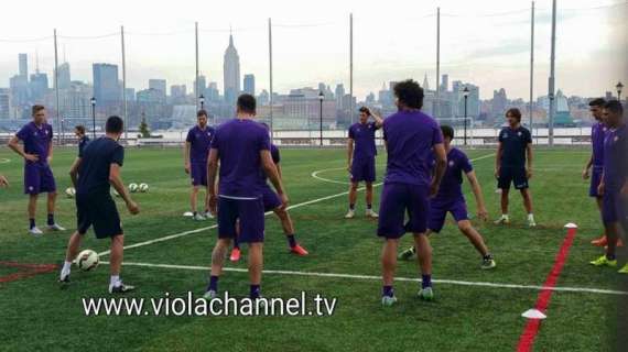 FOTO, La rifinitura viola anti-PSG a New York