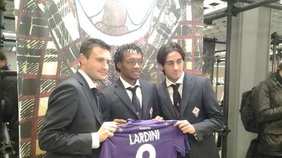 FOTO FV, Cuadrado, Aquilani e Pasqual a Pitti