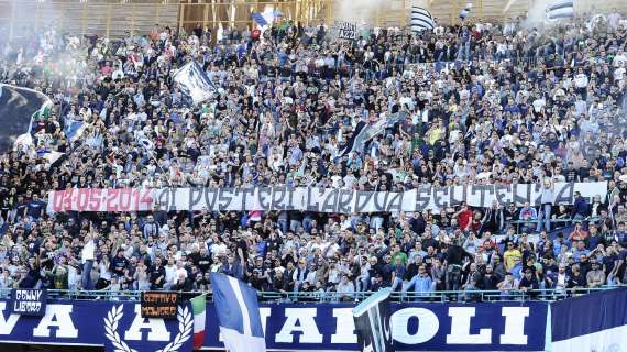 NAPOLI-ROMA, 1-0 al 45'. Tutto ok allo stadio