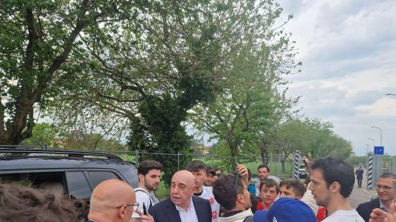 FOTO FV, Galliani fuori dallo stadio: "Siamo grandi"