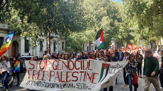 Sciopero per Flotilla e Gaza: migliaia di fiorentini in corteo verso il Franchi