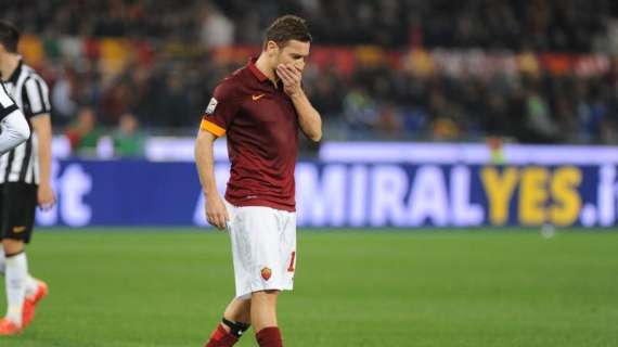 TOTTI, Assenza a Firenze praticamente certa