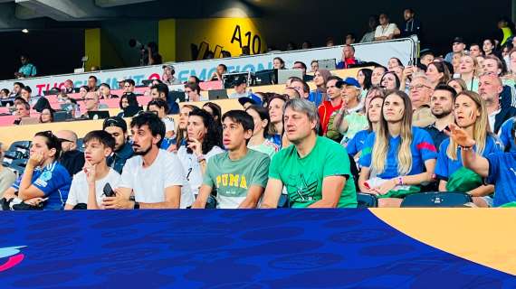 Bruno e Marco Astori a seguire Italia-Spagna Femminile: la foto di FirenzeViola