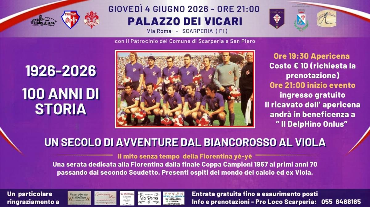 Stasera si celebra "il mito della Fiorentina ye-ye". L'evento a Scarperia
