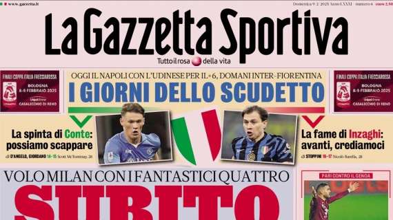 Rassegna stampa, queste le prime pagine dei quotidiani in edicola