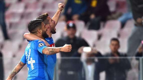 CHAMPIONS, Napoli-Shakhtar finisce 3-0: il tabellino
