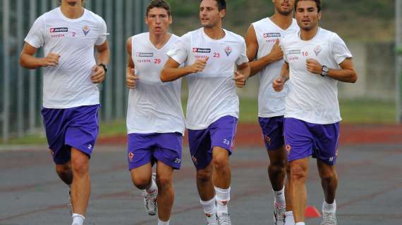 FIORENTINA, Allenamento particolare al "Franchi"