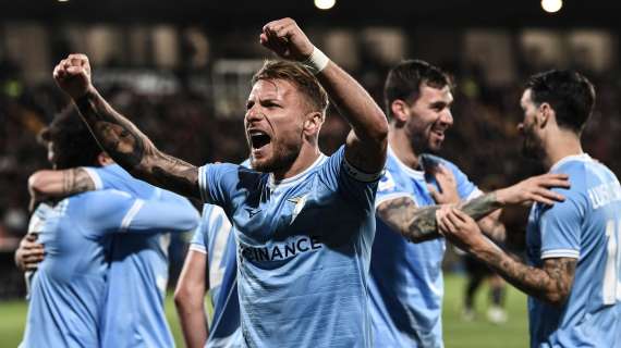 SERIE A, Lazio inarrestabile: 3-0 allo Spezia e 61 punti