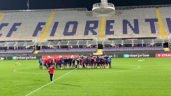 FOTO-VIDEO FV, La seduta del Basaksehir al Franchi