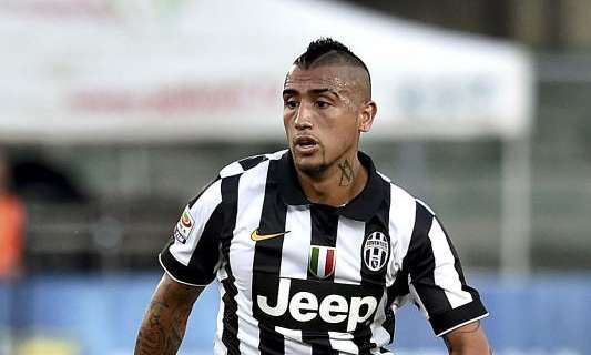 JUVENTUS, Vidal va ko: out 20 giorni