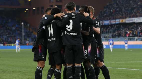 SERIE A, La Juventus batte la Samp a Marassi 3-1