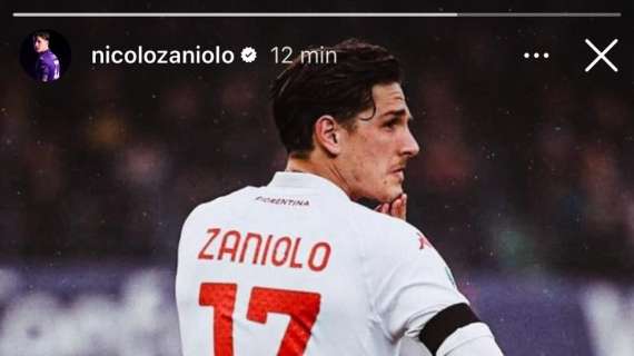 Zaniolo suona la carica su Instagram: l'immagine e la scritta "Forza Viola"