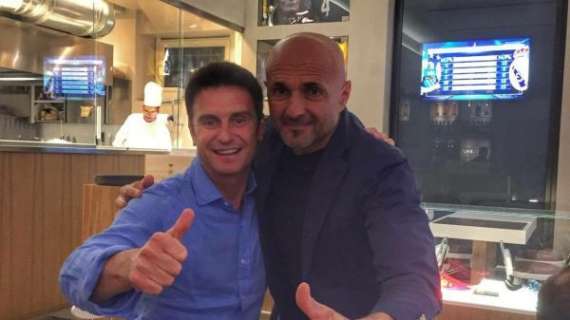 FOTO FV, Alonso a cena con Spalletti e Brocchi