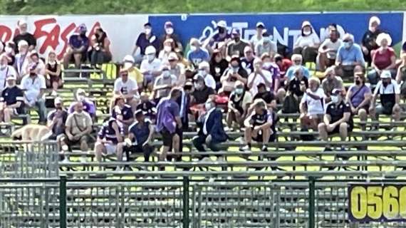 FOTO FV, In tribuna col tifo Barone e Commisso jr