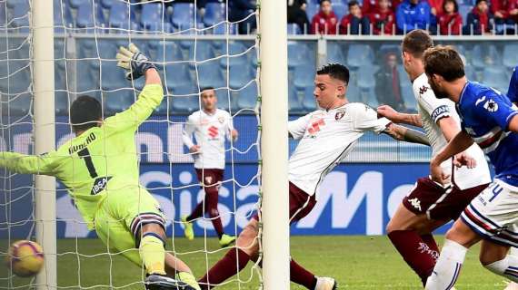 SERIE A, Samp-Toro è 1-4. Il Sassuolo scavalca i viola