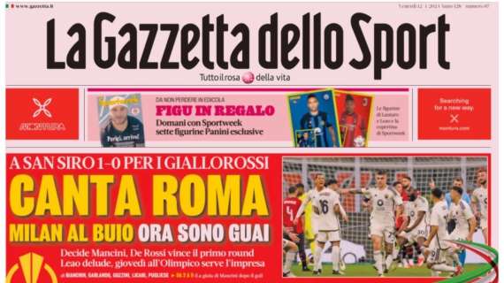 RASSEGNA STAMPA, Le prime pagine dei giornali